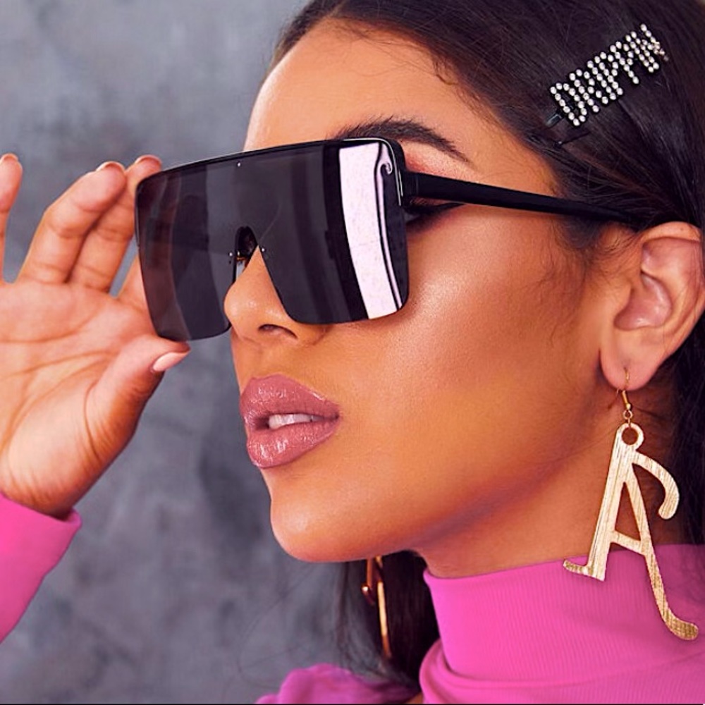 Oversized Square Flat Top Kardashian Sunglasses